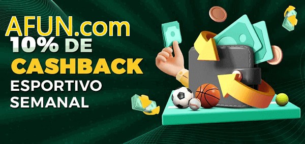 10% de bônus de cashback na AFUN.com